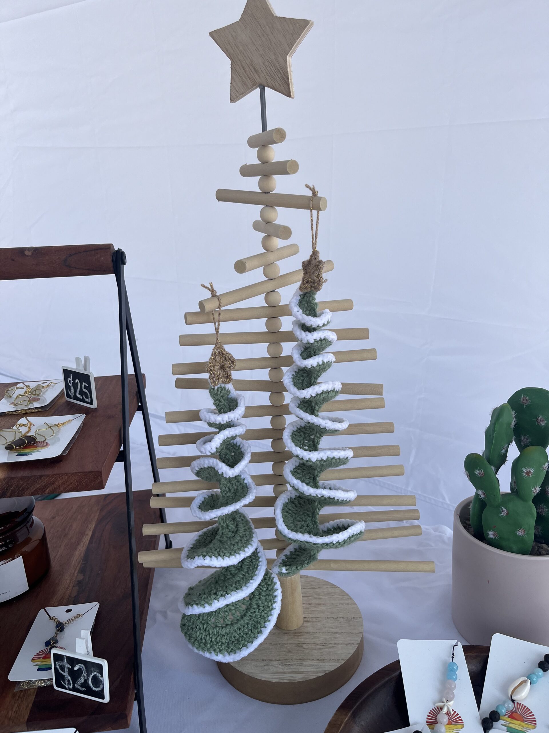 Hand-Crocheted Hanging Christmas Tree - Image 3